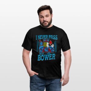 Euchre I Never Pass On A Bower Card Playing T black photo 2