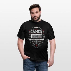Game Nerd 80s Retro 8bit Game Console pc old fun black photo 2