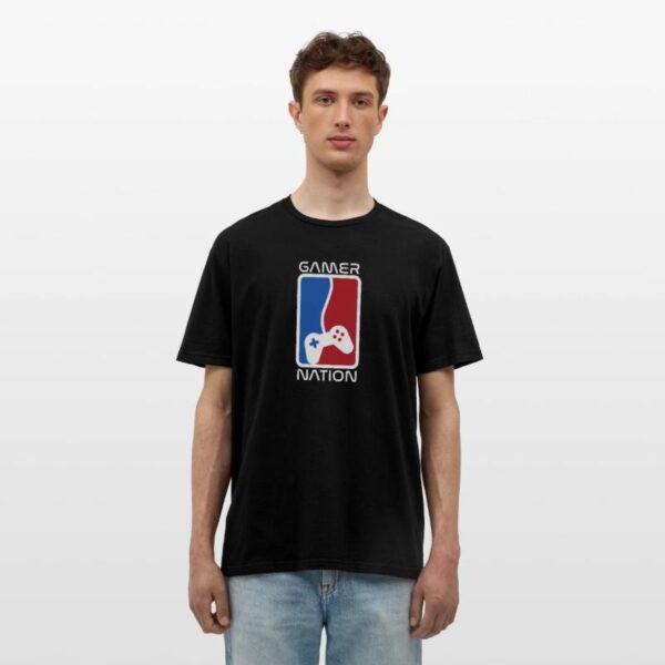 Gamer Nation _ funny gaming motif gift black photo 1