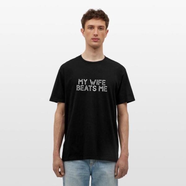 My Wife Beats Me at Every Game Funny Joke Husband black photo 1